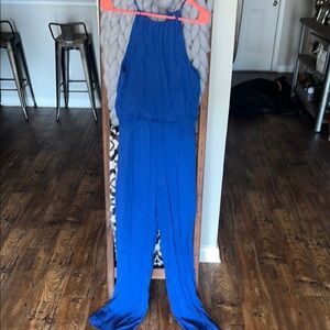 Elegant Blue Women's Jumpsuit